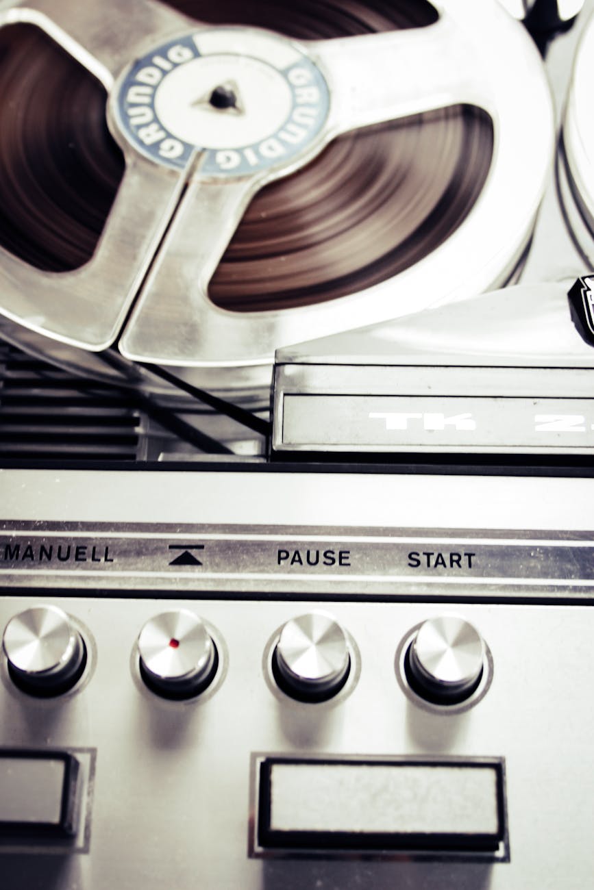 vintage sound retro record player